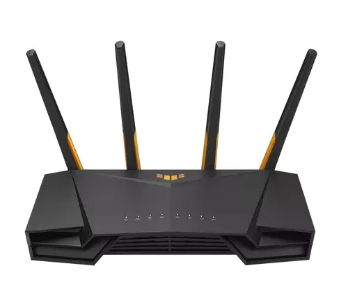 Рутер, Asus Gaming Wireless Router,TUF Gaming AX3000 V2, AX3000, Dual-Band, Quad-Core 1.7GHz CPU, 256MB/512MB Flash/RAM, 2.5Gport, AiProtection Pro, Adaptive QoS, VPN Fusion, IPTV, OFDMA, Beamforming, Link Aggregation, Port forwarding, AiMesh, Black - image 3