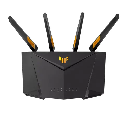 Рутер, Asus Gaming Wireless Router,TUF Gaming AX3000 V2, AX3000, Dual-Band, Quad-Core 1.7GHz CPU, 256MB/512MB Flash/RAM, 2.5Gport, AiProtection Pro, Adaptive QoS, VPN Fusion, IPTV, OFDMA, Beamforming, Link Aggregation, Port forwarding, AiMesh, Black - image 4