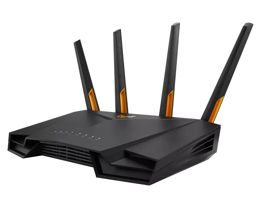 Рутер, Asus Gaming Wireless Router,TUF Gaming AX3000 V2, AX3000, Dual-Band, Quad-Core 1.7GHz CPU, 256MB/512MB Flash/RAM, 2.5Gport, AiProtection Pro, Adaptive QoS, VPN Fusion, IPTV, OFDMA, Beamforming, Link Aggregation, Port forwarding, AiMesh, Black - image 5
