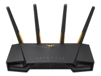 Рутер, Asus Gaming Wireless Router,TUF Gaming AX3000 V2, AX3000, Dual-Band, Quad-Core 1.7GHz CPU, 256MB/512MB Flash/RAM, 2.5Gport, AiProtection Pro, Adaptive QoS, VPN Fusion, IPTV, OFDMA, Beamforming, Link Aggregation, Port forwarding, AiMesh, Black
