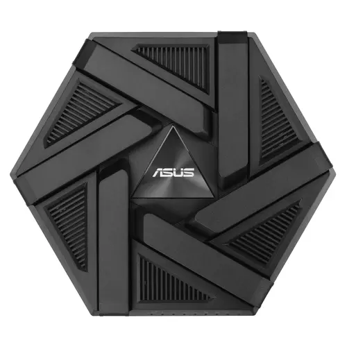 Рутер, Asus Gaming Wireless Router, RT-AXE7800, AXE7800, Tri-Band, Quad-Core 1.7GHz CPU, 256MB/512MB Flash/RAM, 2.5G port, AiProtection Pro, Adaptive QoS, VPN Fusion, Instant Guard, IPTV, OFDMA, MU-MIMO, Beamforming, Link Aggregation, AiMesh, Black - image 3