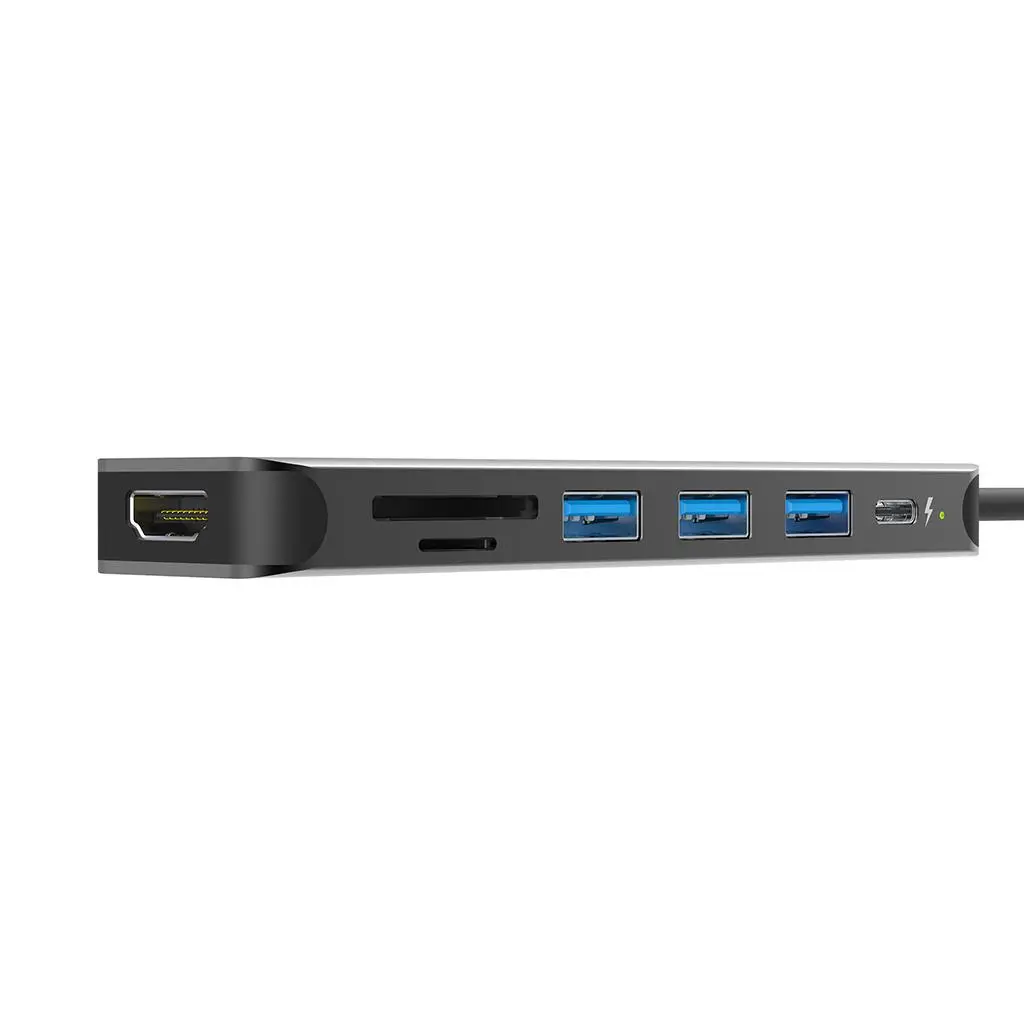 SILICON POWER Boost SU20 Stație de andocare 7în1 USB USB-C HDMI card SD - image 2