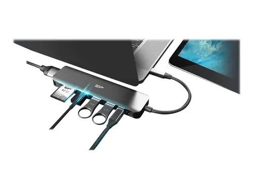 SILICON POWER Boost SU20 Docking station 7in1 USB USB-C HDMI SD card - image 7