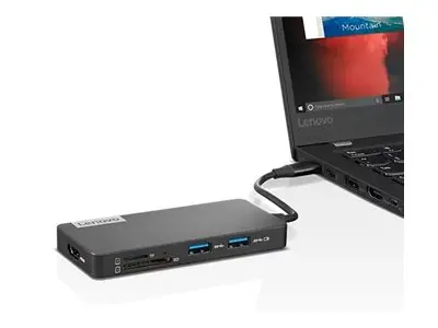 Lenovo USB-C 7-in-1 Hub with 1 x USB2.0/ 1 x HDMI 1.4/ 1 x TF - image 1