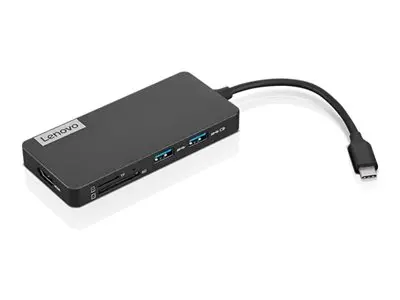 Lenovo USB-C 7-in-1 Hub with 1 x USB2.0/ 1 x HDMI 1.4/ 1 x TF - image 2