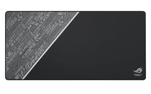 Подложка за мишка, Asus ROG Sheath BLK LTD with extra-large, gaming-optimized cloth surface, anti-fraying stitched frame, and non-slip rubber base,Black