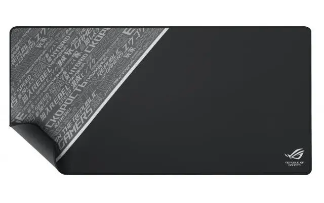Подложка за мишка, Asus ROG Sheath BLK LTD with extra-large, gaming-optimized cloth surface, anti-fraying stitched frame, and non-slip rubber base,Black - image 1