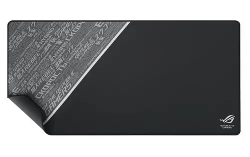 Подложка за мишка, Asus ROG Sheath BLK LTD with extra-large, gaming-optimized cloth surface, anti-fraying stitched frame, and non-slip rubber base,Black - image 1