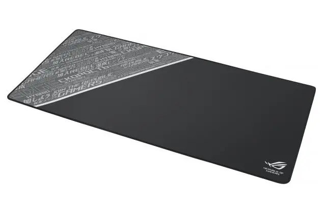 Подложка за мишка, Asus ROG Sheath BLK LTD with extra-large, gaming-optimized cloth surface, anti-fraying stitched frame, and non-slip rubber base,Black - image 3