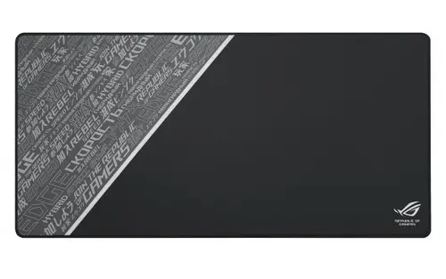 Подложка за мишка, Asus ROG Sheath BLK LTD with extra-large, gaming-optimized cloth surface, anti-fraying stitched frame, and non-slip rubber base,Black