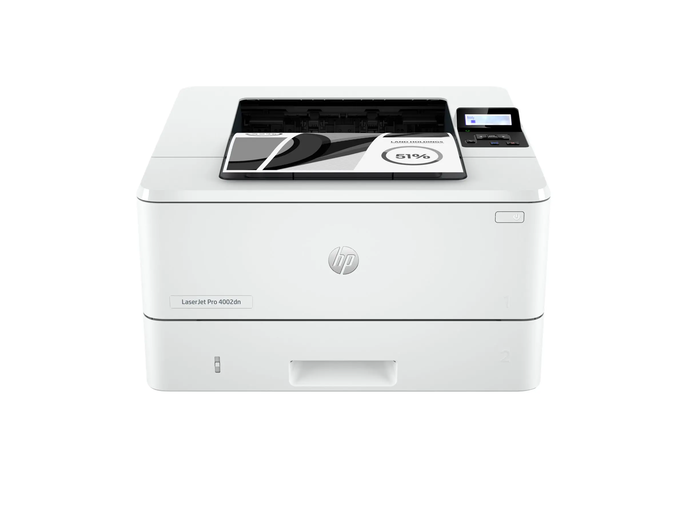 Imprimantă HP LaserJet Pro 4002dn, monocrom, Duplex, laser, A4, 4800x600dpi, 40ppm, 350 coli, USB, LAN