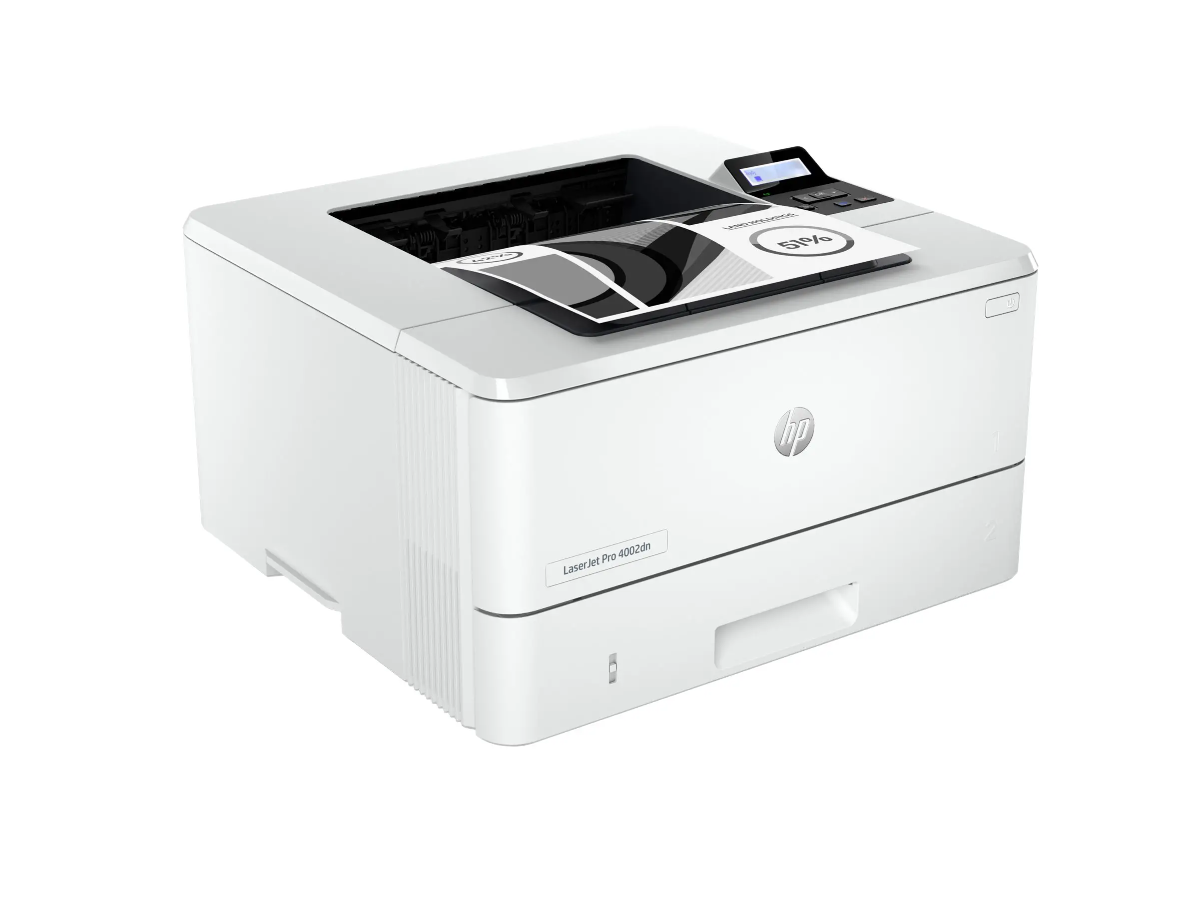HP LaserJet Pro 4002dn Printer Mono Duplex laser A4 4800x600dpi 40ppm 350sheets USB LAN - image 1