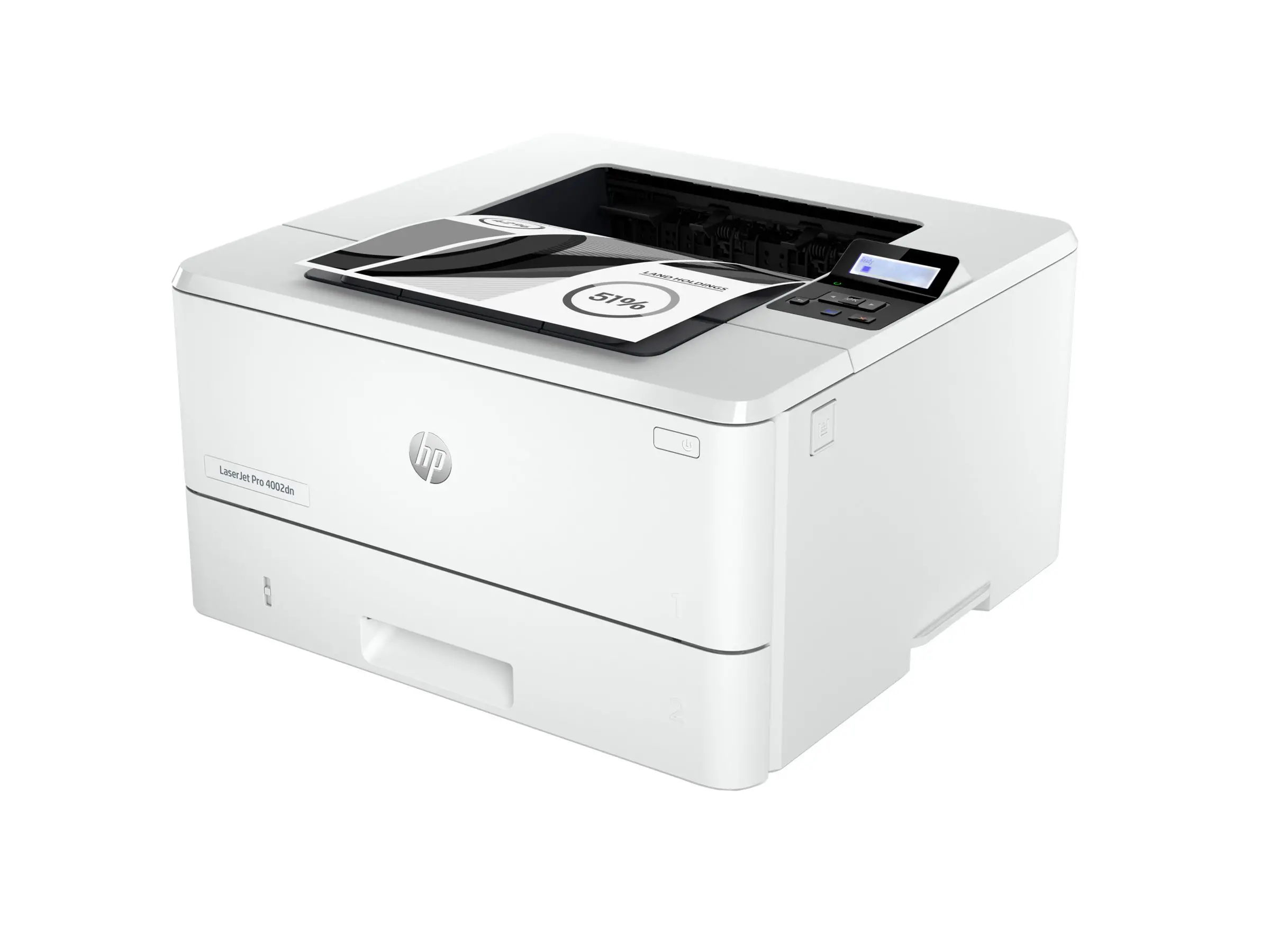 Imprimantă HP LaserJet Pro 4002dn, monocrom, Duplex, laser, A4, 4800x600dpi, 40ppm, 350 coli, USB, LAN - image 9
