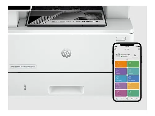 HP LaserJet Pro MFP 4102dw MFP Mono laser A4 38ppm Copy 40ppm Print 350sheets LAN Wi-Fi USB Bluetooth USB - image 8