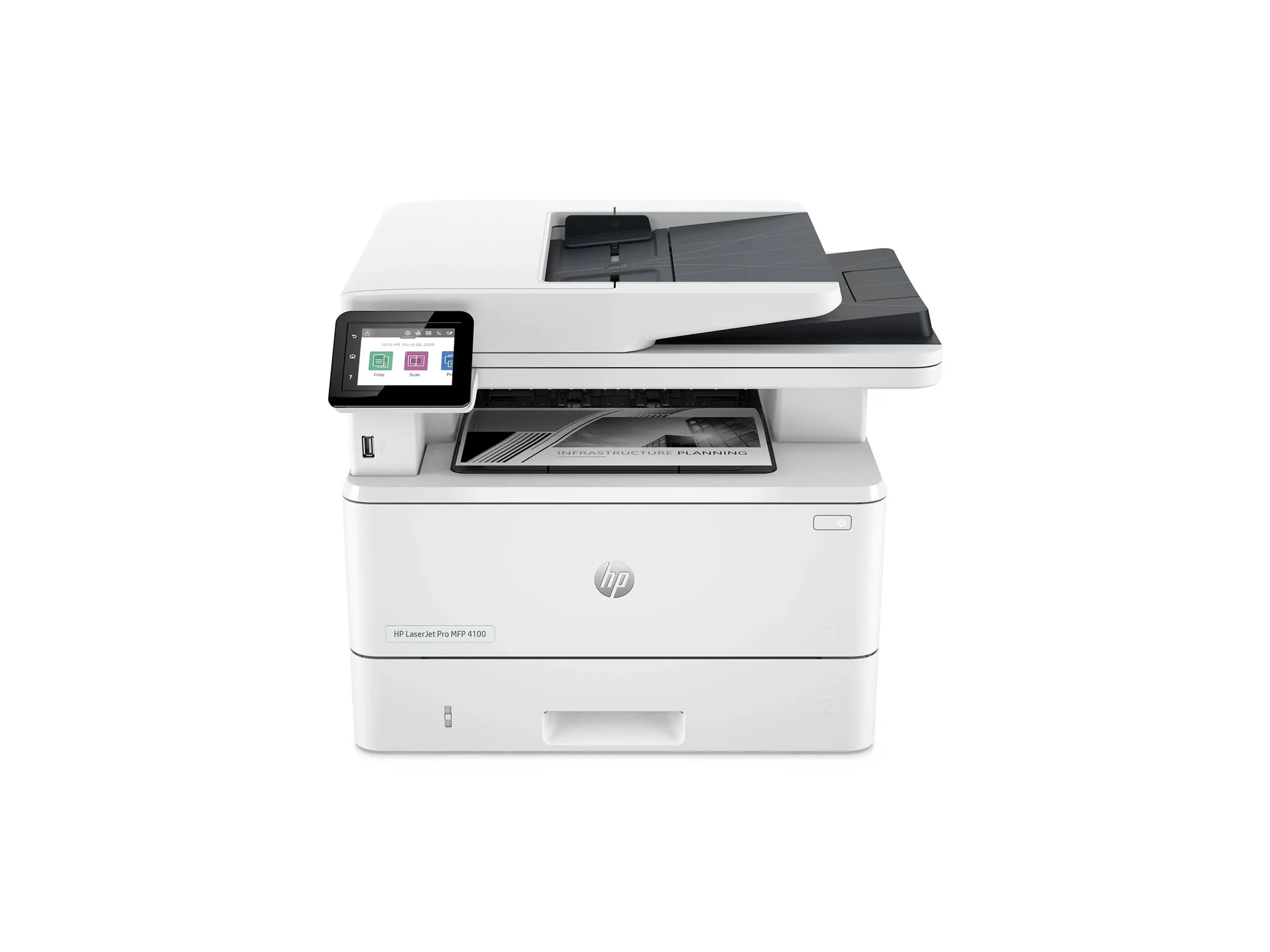 HP LaserJet Pro MFP 4102fdn Multifuncțională monocrom laser A4 38ppm Copiere 40ppm Imprimare 350 coli LAN USB USB - image 6