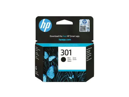 HP 301 αυθεντικό μελάνι μαύρο τυπικής χωρητικότητας 3ml 190 σελίδες 1 τεμάχιο - 1