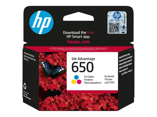HP 650 cartuș de cerneală tricolor capacitate standard 200 pagini 1-pack - 12