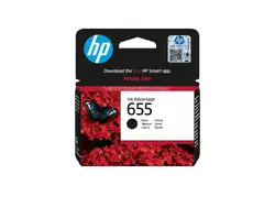 HP 655 ink cartridge black standard capacity 550 pages 1-pack