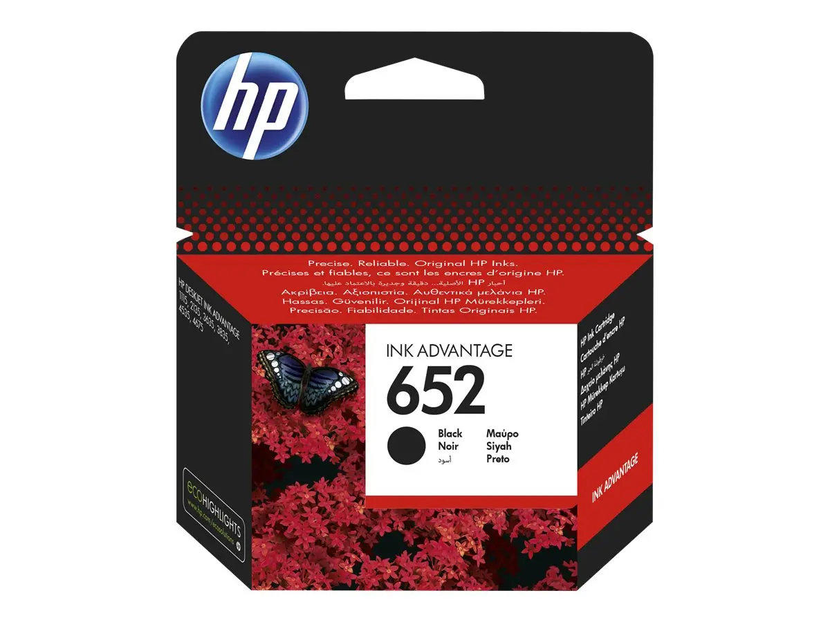 HP 652 Cartuș de cerneală Negru - image 1