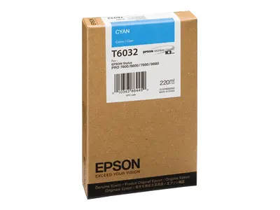 Консуматив, Epson 220ml Cyan for Stylus Pro 7880/9880/7800/9800