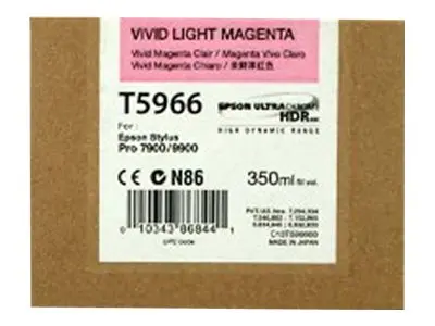 Консуматив, Epson T596 Ink Cartridge Vivid Light Magenta 350 ml - image 1