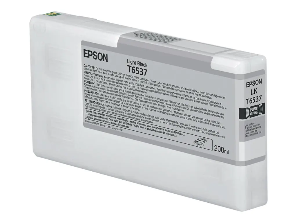 Αναλώσιμο, Epson T6537 Φυσίγγιο μελάνης Light Black (200ml)
