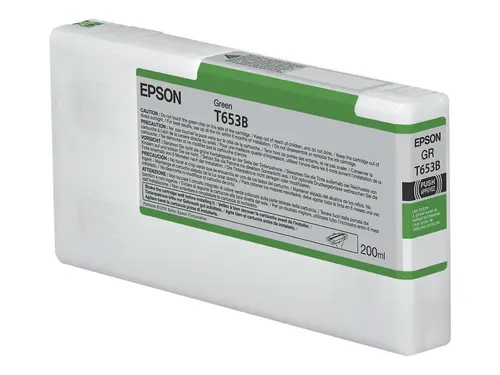 Консуматив, Epson T653B Green Ink Cartridge (200ml)