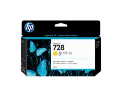 Консуматив, HP 728 130-ml Yellow DesignJet Ink Cartridge