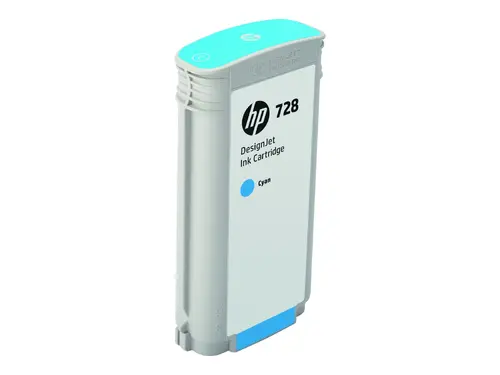 Консуматив, HP 728 130-ml Cyan DesignJet Ink Cartridge