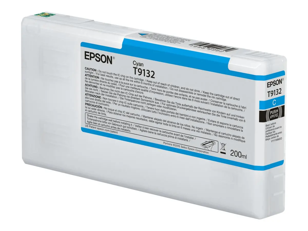 Консуматив, Epson T9132 Cyan Ink Cartridge (200ml)