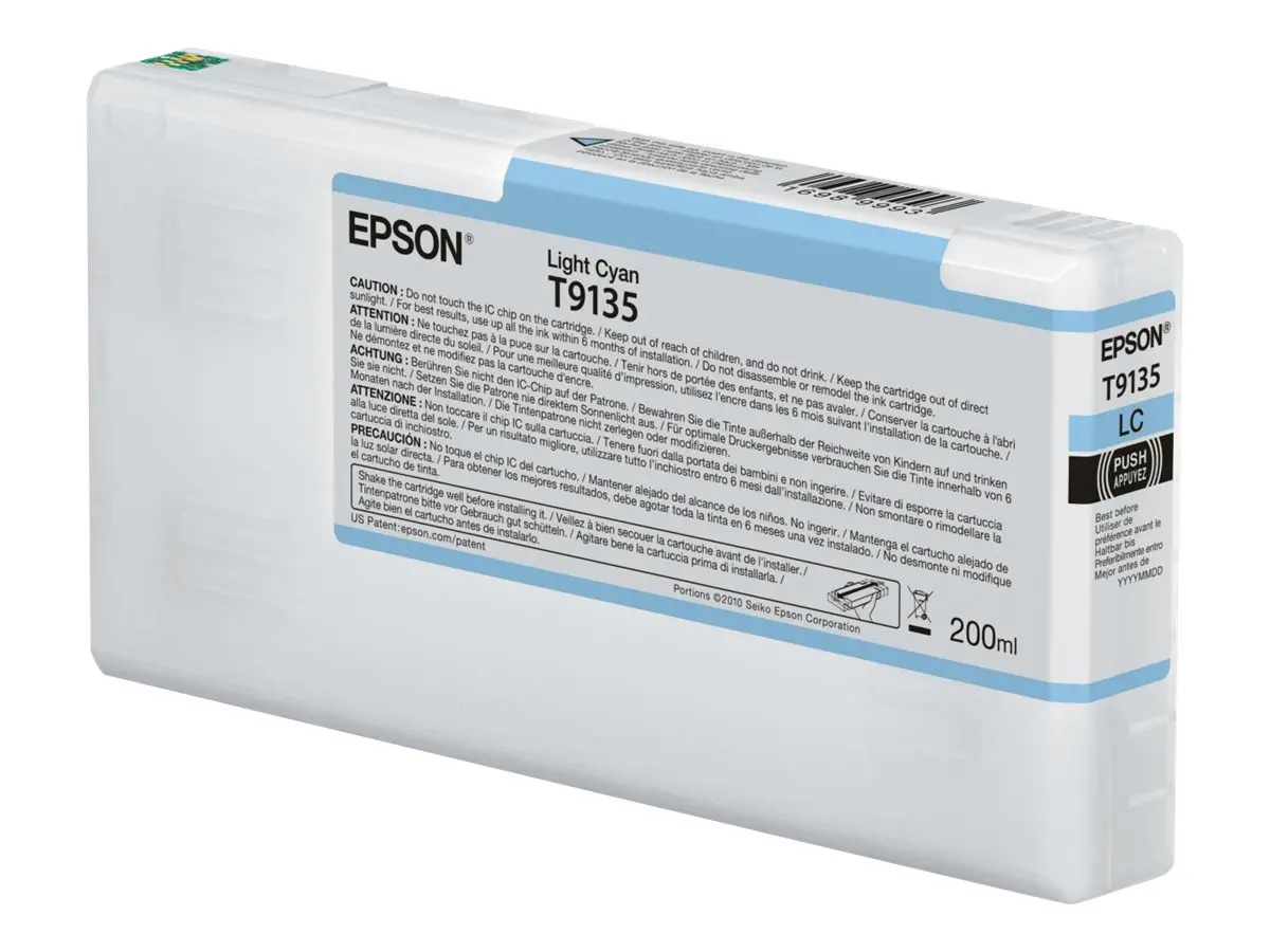 Αναλώσιμο, Epson T9135 Φυσίγγιο μελάνης Light Cyan (200ml)
