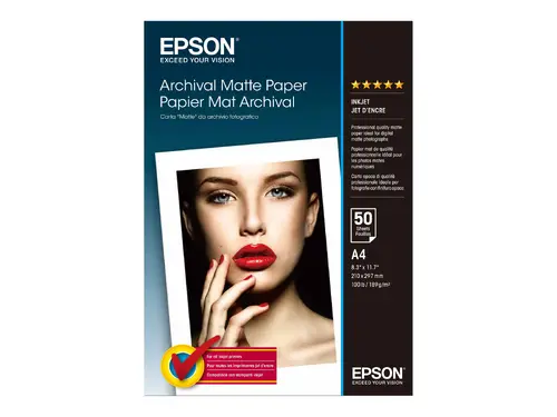 Хартия A4 Archival Matte Paper 50 sheets, 192g/m²