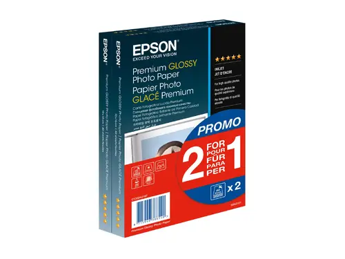 Хартия, Epson Premium Glossy Photo Paper, 100 x 150 mm, 255g/m2, 80 Blatt - image 1