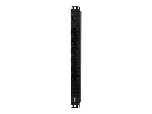 APC Easy PDU EPDU1010B-SCH Basic 1U 10A 230V 6x Schuko & 1x C13 C14 stekker - image 1