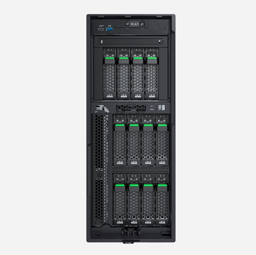 Сървър, Fujitsu PRIMERGY TX1330 M5,  Intel Xeon E-2336, 1x16 GB U 3200 1R, Basic 2.5' kit (8x), KIT EUROPE, iRMC advanced pack, Modular PSU 500W titanium hp, FTS wide / FTS - image 1