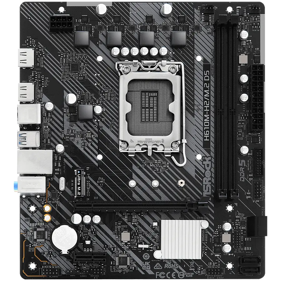 Μητρική πλακέτα ASRock H610M-H2/M.2, DDR5, mATX - image 1