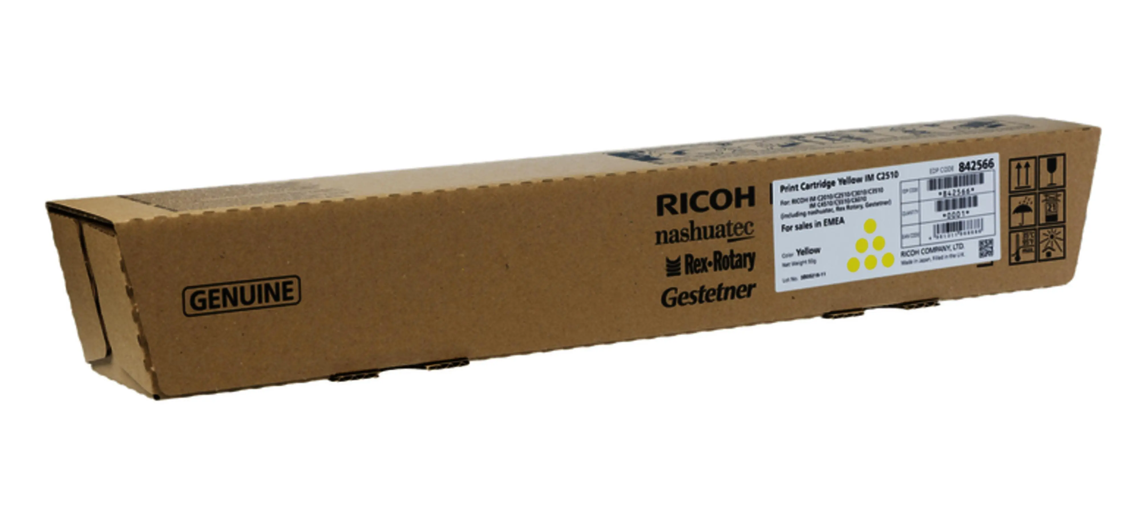 Тонер касета Ricoh IM C2010/2510/3510 5500 копия, Yellow - image 1