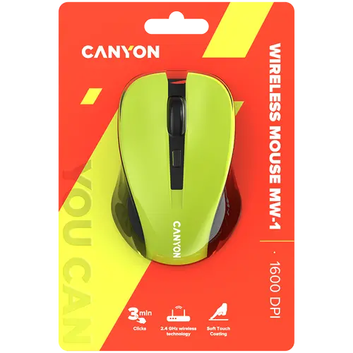 CANYON mouse MW-1 Wireless Yellow - image 5