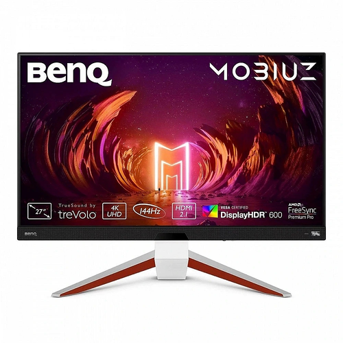 Монитор, BenQ MOBIUZ EX2710U 27" IPS HDRi, 144Hz, 1ms, 3840x2160 UHD, Brightn.peak HDR 600nits, Fr.Sync Prem., 98%sRGB, HDR10,B.I.+,Light Tun.,Motion Blur Reduct.,Color Vibrance, FPS Mode, treVolo 2.1 (2Wx2+5Wwoofer), 1000:1, 2x48Gbps HDMI,DP, USB hub, HAdj.,Grey