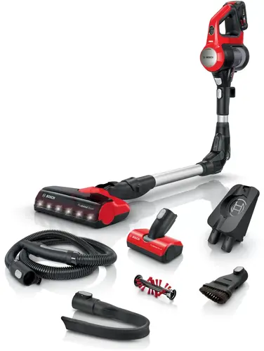 Ηλεκτρική σκούπα, Bosch BBS711ANM, Cordless Handstick Vacuum Cleaner, Unlimited 7 ProAnimal, κινητήρας TurboSpin, 82 dB(A), μπαταρία 3.0 Ah, 18.0V - 1