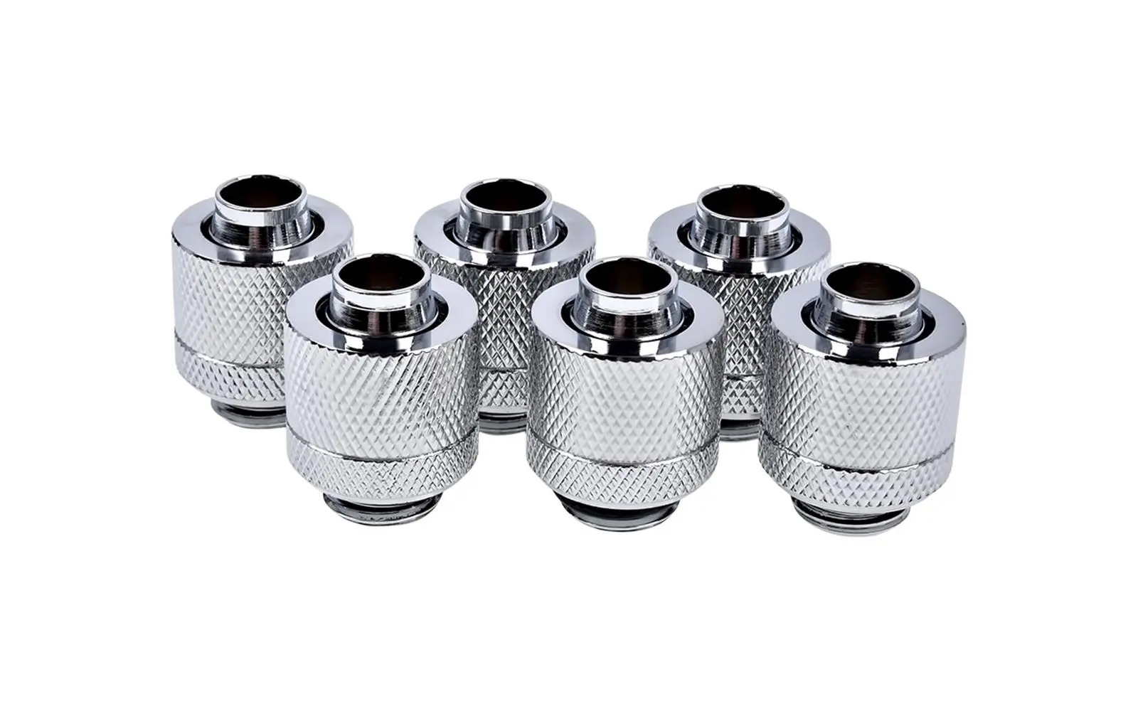 Фитинг Alphacool Eiszapfen, Удължител, 13/10mm, G1/4, Сребрист, 6 броя - image 1
