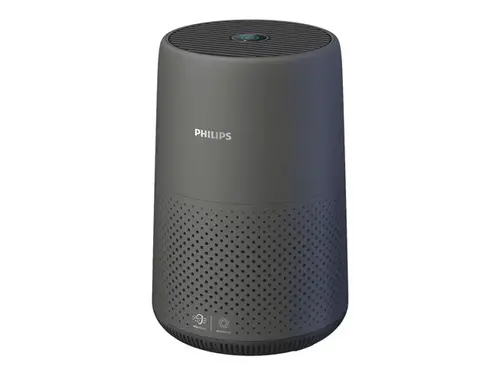 PHILIPS Пречиствател за въздух Series 800 за помещения до До 49 м2 HEPA филтър и филтър с активен въглен цвят графит