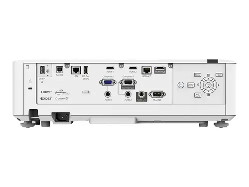 Мултимедиен проектор, Epson EB-L530U, 3LCD, Laser, WUXGA, 1920 x 1200, 16:10, Full HD, 5200 Lumen, 3640 Lumen (economy), 2500000 : 1, USB 2.0 Type A, USB 2.0 Type B, RS-232C, Ethernet interface, Wireless LAN IEEE 802.11a/b/g/n/ac, Wireless LAN b/g/n (2.4GHz), VGA in/out - image 2