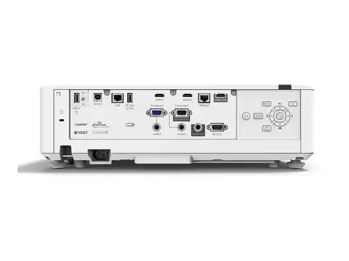 Мултимедиен проектор, Epson EB-L530U, 3LCD, Laser, WUXGA, 1920 x 1200, 16:10, Full HD, 5200 Lumen, 3640 Lumen (economy), 2500000 : 1, USB 2.0 Type A, USB 2.0 Type B, RS-232C, Ethernet interface, Wireless LAN IEEE 802.11a/b/g/n/ac, Wireless LAN b/g/n (2.4GHz), VGA in/out - image 3