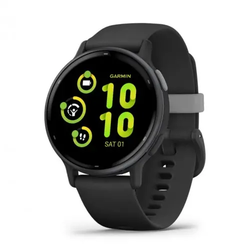 Garmin vívoactive® 5 - vívoactive® 5 - Slate безел с Black корпус и силиконова каишка 010-02862-10