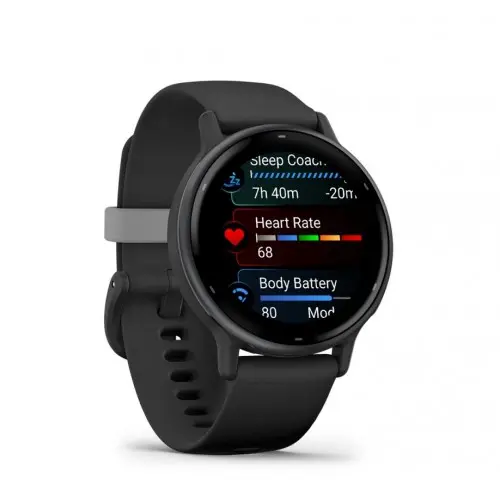Garmin vívoactive® 5 - vívoactive® 5 - Slate безел с Black корпус и силиконова каишка 010-02862-10 - image 2