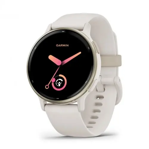 Garmin vívoactive® 5 - vívoactive® 5 - Cream Gold безел с Ivory корпус и силиконова каишка 010-02862-11