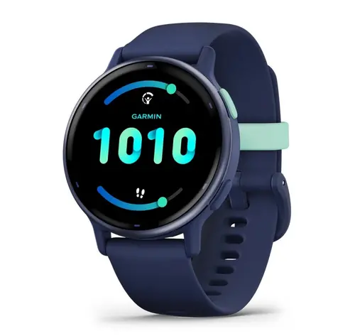Garmin vívoactive® 5 - vívoactive® 5 - Metallic Navy безел с Navy корпус и силиконова каишка 010-02862-12