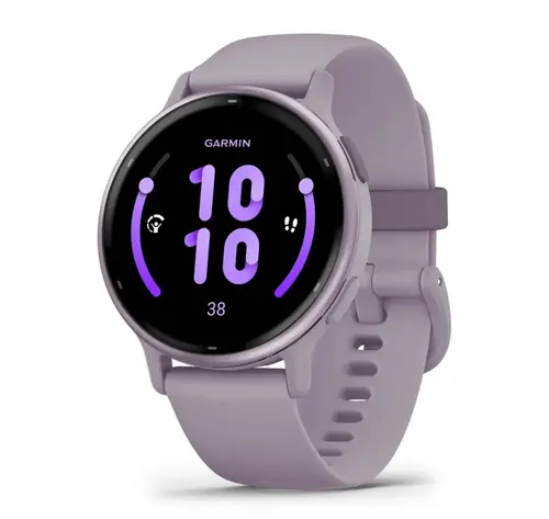 Garmin vívoactive® 5 - vívoactive® 5 - Metallic Orchid безел с Orchid корпус и силиконова каишка 010-02862-13