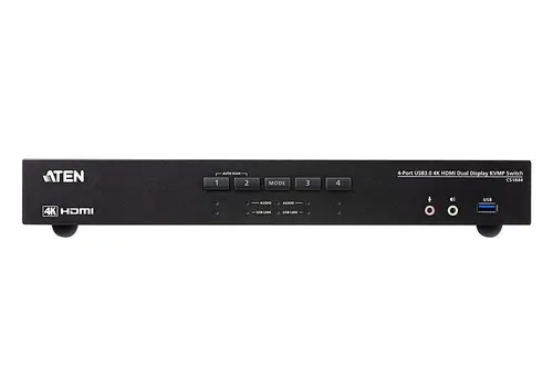 KVM превключвател ATEN CS1844-AT-G, 4 порта USB 3.0, За 2 HDMI монитора - image 1
